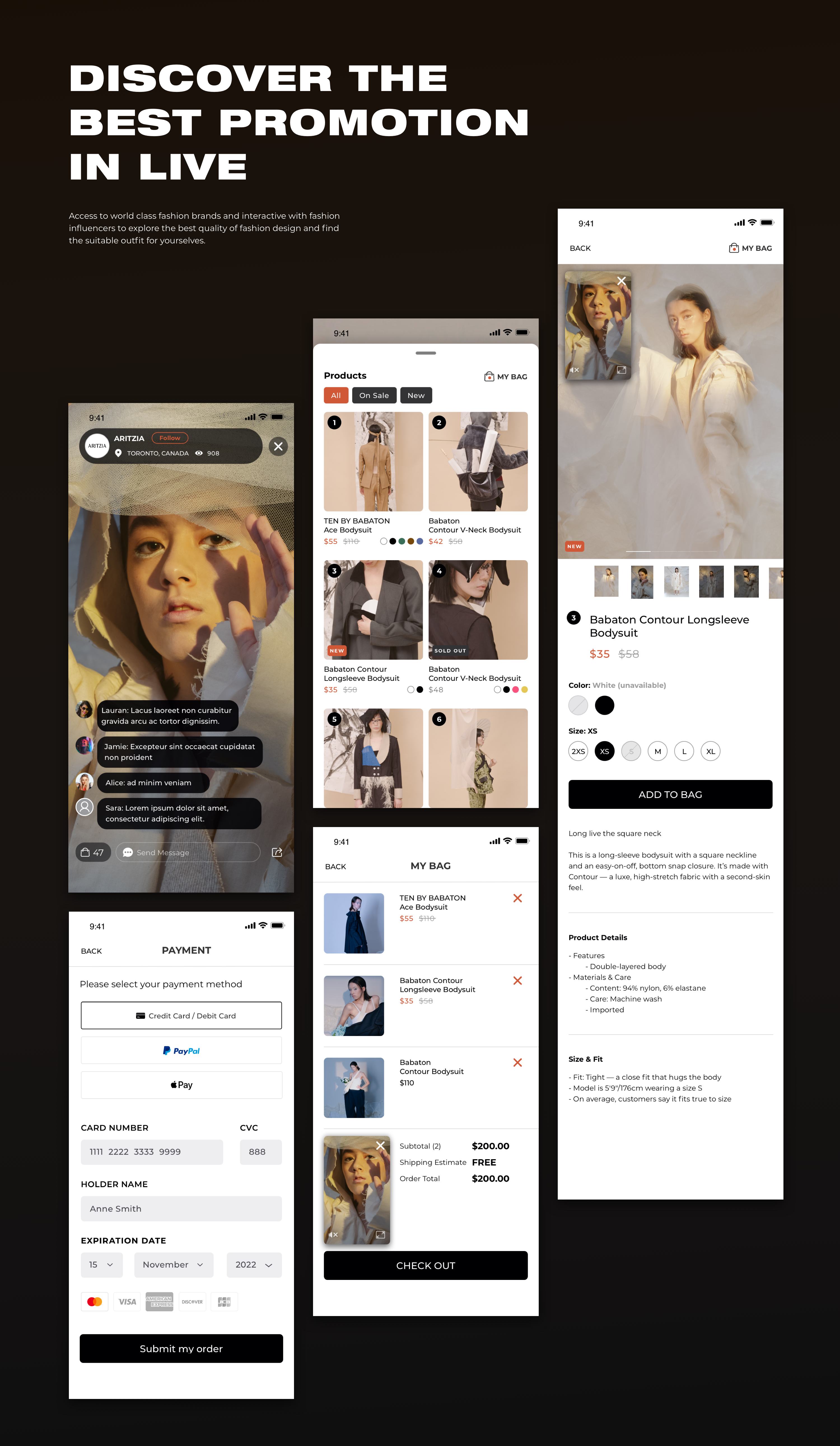 VIXY — Global Livestreaming Shopping Platform — design