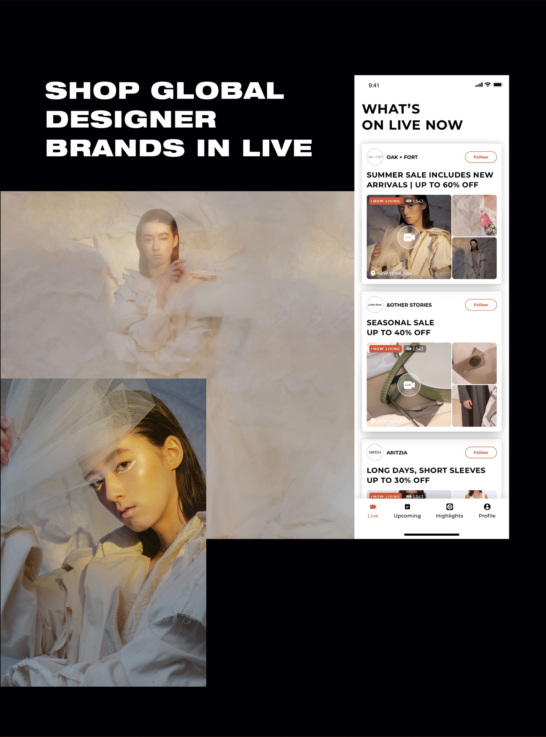 VIXY — Global Livestreaming Shopping Platform — design