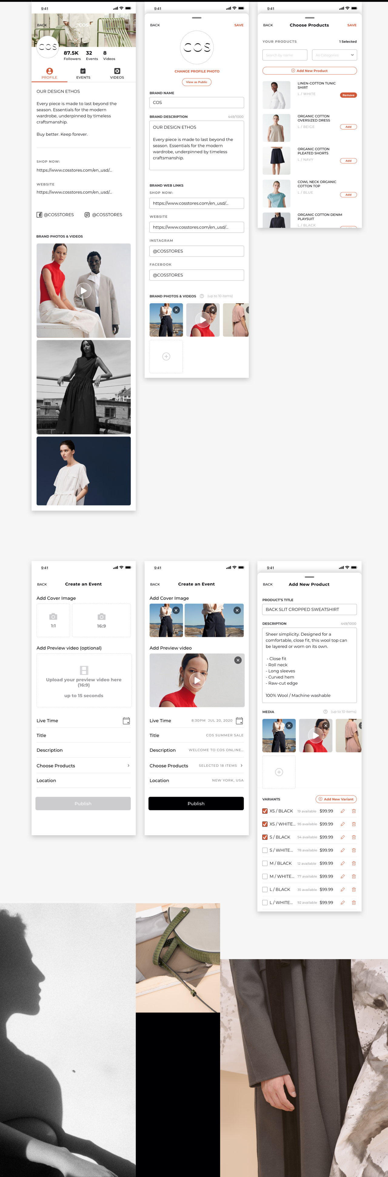 VIXY — Global Livestreaming Shopping Platform — design