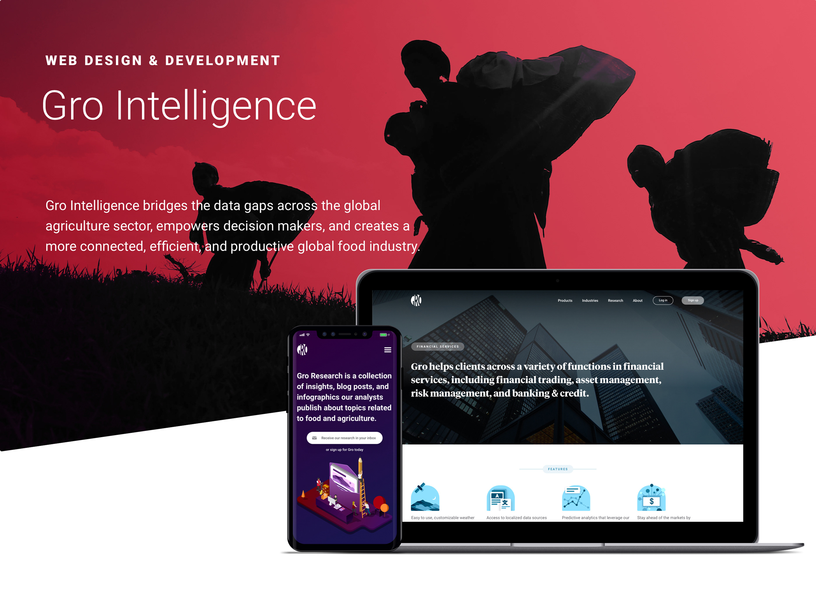 Gro Intelligence Website — design